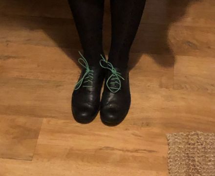 Miss Pagram green shoes