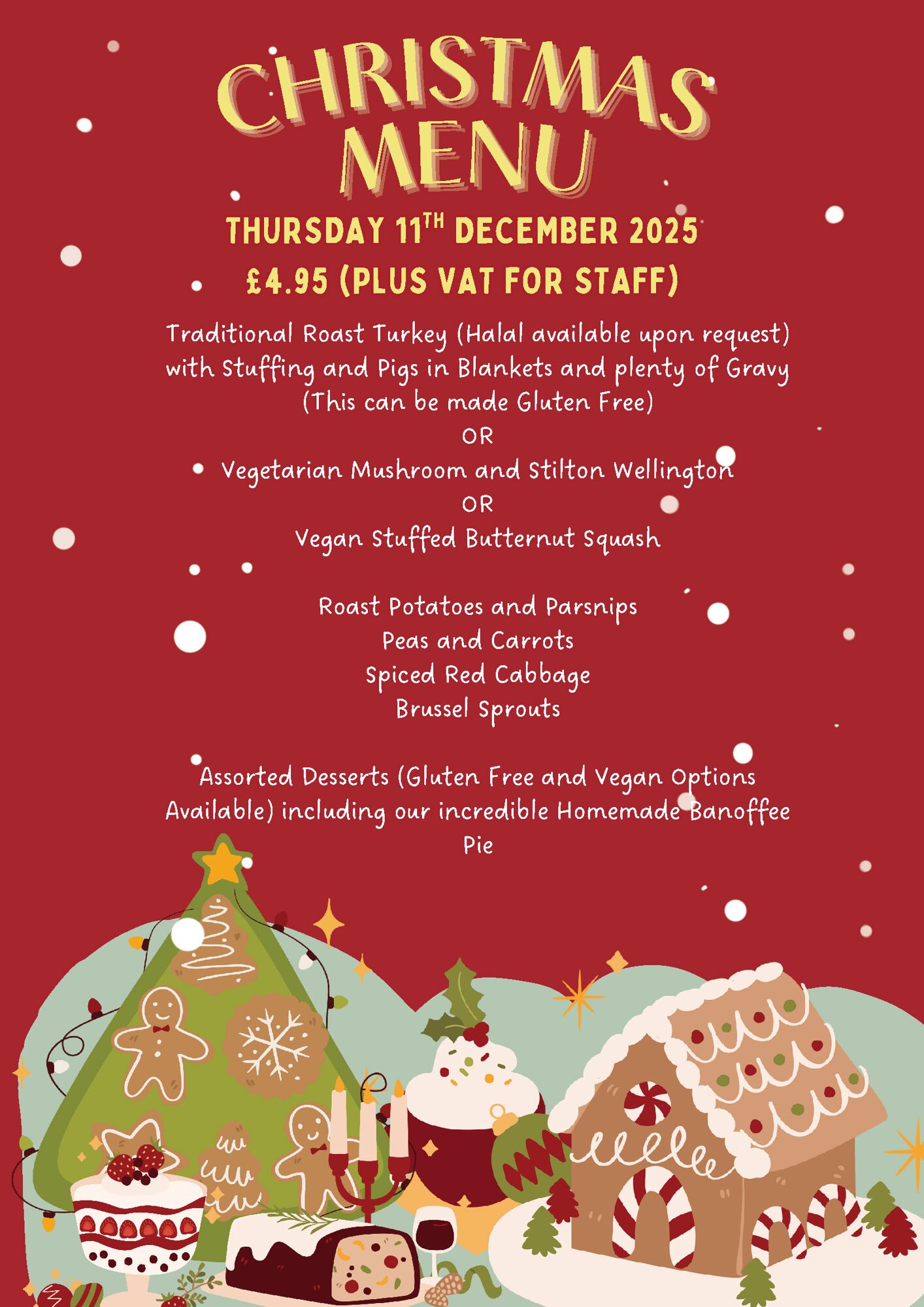 Christmas Lunch Menu 2025